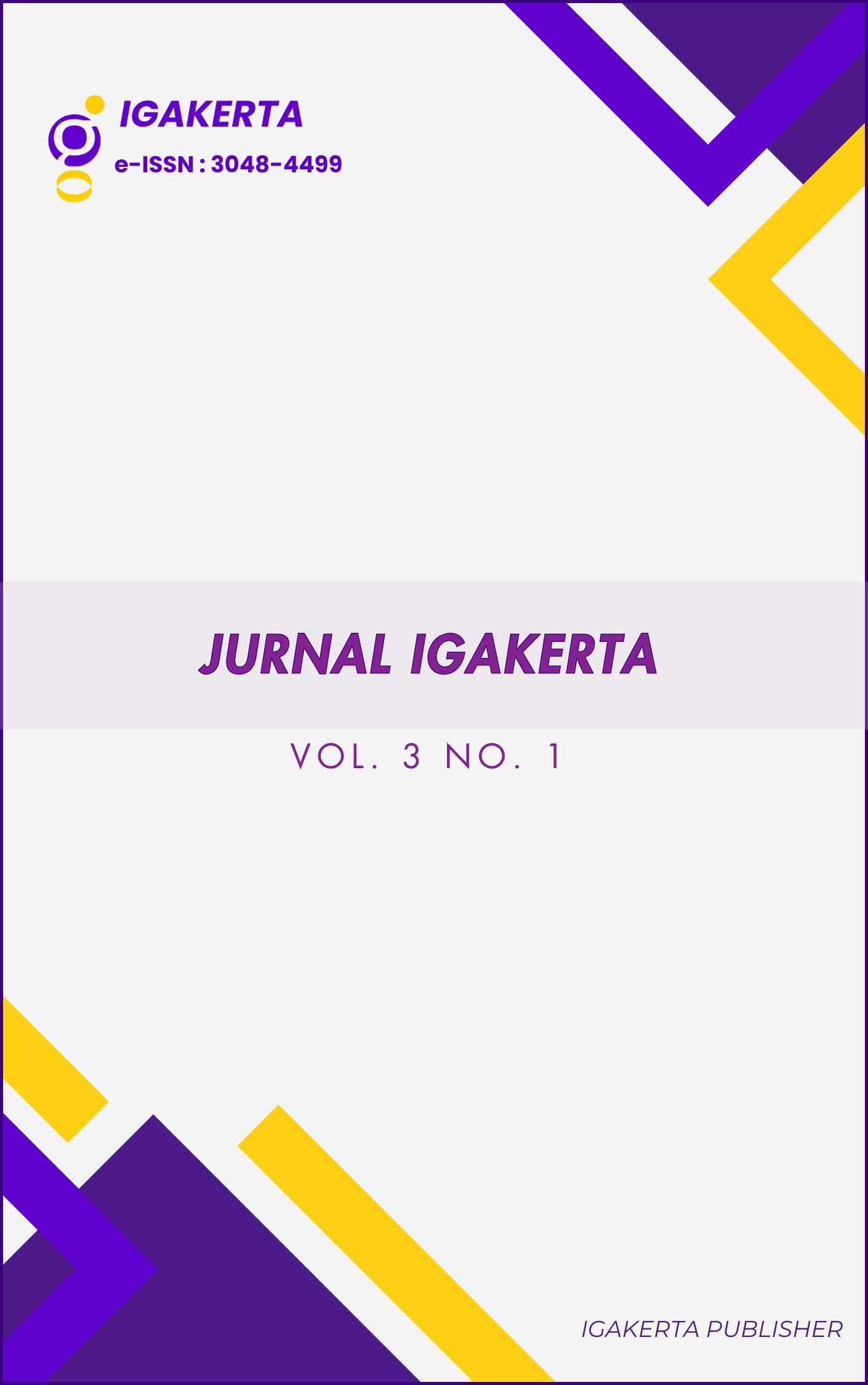 					View Vol. 3 No. 1 (2026): Jurnal Igakerta
				